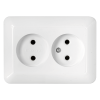 Bylectrica Розетка 2-местная СУ, серия ПАРИТЕТ, РС16-301
