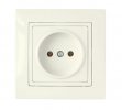 Bylectrica Розетка 1-местная СУ, серия УЮТ, РС16-344 бежевый