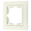 Bylectrica Рамка 1-х местная (с несъемной декор. вставкой), серия УЮТ, ЮЛИГ.735212.275-40бежевый