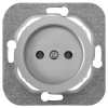 Bylectrica Механизм розетки 1-местной СУ без заземляющего контакта, серия ПРОВАНС, РС16-1401 серебро