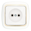Bylectrica Розетка 1-местная СУ, серия ГАРМОНИЯ ЛЮКС, РС16-257 з