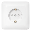Bylectrica Розетка 1-местная СУ с заземляющим контактом со шторкой, серия ПАРИТЕТ, РС16-483