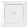 Bylectrica Выключатель 2-клавишный СУ проходной, серия СТИЛЬ, С(6+6) 10-847