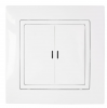 Bylectrica Выключатель 2-клавишный СУ с подсветкой, серия УЮТ, С510-867