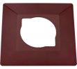 Bylectrica Рамка декоративная (накладка под выключатель), ЮЛИГ.735212.410 бордовый