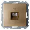 Bylectrica Механизм розетки телефонной, серия СТИЛЬ, ТР4-037 бронза