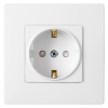 Bylectrica Розетка 1-местная СУ с заземляющим контактом со шторкам, серия МАСТЕР, РС16-0006