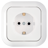 Bylectrica Розетка 1-местная СУ с заземляющим контактом, серия ГАРМОНИЯ, РС16-227