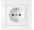 Bylectrica Розетка 1-местная СУ с заземляющим контактом, серия УЮТ, РС16-339