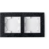 Bylectrica Рамка 2-х местная, серия СТИЛЬ-ЭЛИТ, ЮЛИГ.686251.112 оникс