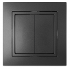 Bylectrica Выключатель 2-клавишный СУ, серия УЮТ, С510-861 графит