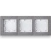 Bylectrica Рамка 3-х местная, серия СТИЛЬ-ЭЛИТ, ЮЛИГ.686251.113 муссон