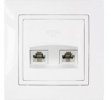 Bylectrica Розетка телефонная 2 гнезда, серия УЮТ, ТР24-054
