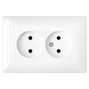 Bylectrica Розетка 2-местная СУ, серия СТИЛЬ, РС16-307