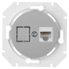 Bylectrica Механизм компьютерной розетки 1-местной кат 6е, СУ, серия ПРОВАНС, РК18-6311 серебро