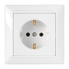 Bylectrica Розетка 1-местная СУ с заземляющим контактом, серия СТИЛЬ, РС16-306