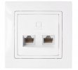 Bylectrica Розетка компьютерная 2-местная, серия УЮТ, РК216-010