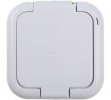Bylectrica Розетка Bylectrica 1-местная ОУ с заземляющими контактами IP44, РА16-214