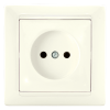 Bylectrica Розетка 1-местная СУ без заземляющего контакта, серия СТИЛЬ, РС16-305 бежевый