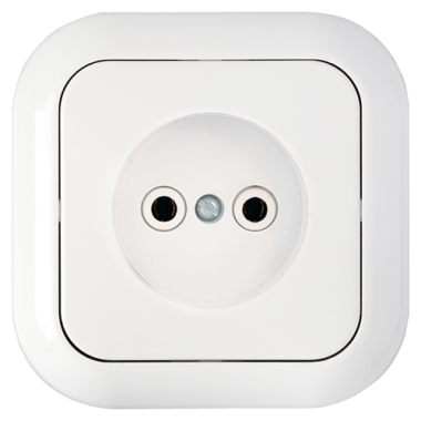 Фотография товара 'Bylectrica Розетка 1-местная СУ без заземляющего контакта, серия ГАРМОНИЯ, РС16-228'