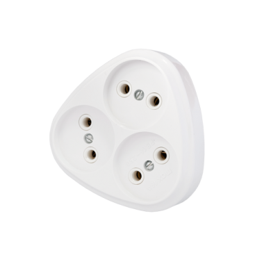 Фотография товара 'Bylectrica Разветвитель (3 гнезда, ромашка), РВ16-258'