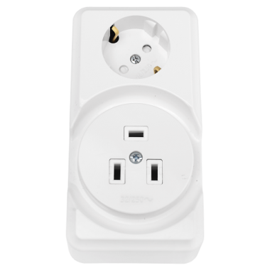 Фотография товара 'Bylectrica Розетка к электроплите комбинированная (32А+16А с заземляющим контактом) ОУ, 250В, БРА32-016'