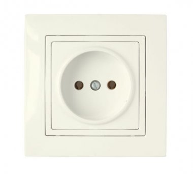 Фотография товара 'Bylectrica Розетка 1-местная СУ, серия УЮТ, РС16-344 бежевый'