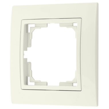 Фотография товара 'Bylectrica Рамка 1-х местная (с несъемной декор. вставкой), серия УЮТ, ЮЛИГ.735212.275-40бежевый'
