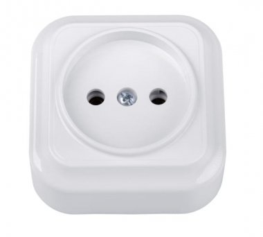 Фотография товара 'Bylectrica Розетка 1-местная ОУ, серия ВАРИАНТ, РА16-0101'