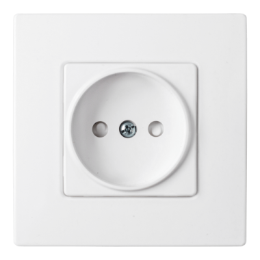 Фотография товара 'Bylectrica Розетка 1-местная СУ со шторками, серия МАСТЕР, РС16-0005'