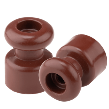 Фотография товара 'Bylectrica Изолятор для витых проводов (уп.10шт.), серия РЕТРО, ЮЛИГ.757522.014коричневый'