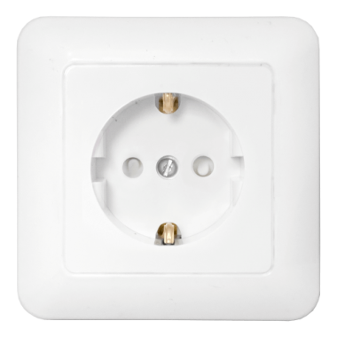 Фотография товара 'Bylectrica Розетка 1-местная СУ с заземляющим контактом со шторкой, серия ПАРИТЕТ, РС16-483'