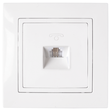 Фотография товара 'Bylectrica Розетка Телефонная, серия УЮТ, ТР4-048'