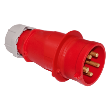 Фотография товара 'Bylectrica Вилка с нейтральным и заземляющим контактами (32 А, IP44), ВП32-902'