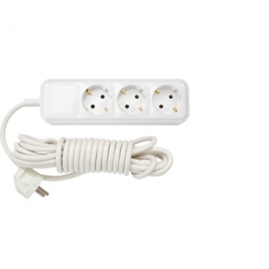 Фотография товара 'Bylectrica Удлинитель 3-местный с заземляющим контактом 3700 Вт, У16-321 3.5м'