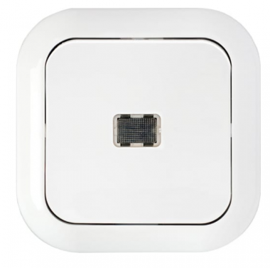 Фотография товара 'Bylectrica Выключатель 1-клавишный СУ с подсветкой, серия ГАРМОНИЯ, С110-231'