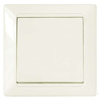 Фотография товара 'Bylectrica Выключатель 1-клавишный СУ, серия СТИЛЬ, С110-801 бежевый'