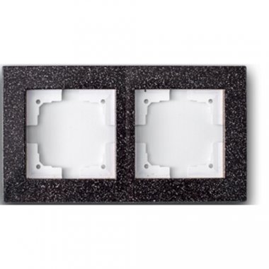 Фотография товара 'Bylectrica Рамка 2-х местная, серия СТИЛЬ-ЭЛИТ, ЮЛИГ.686251.112 грильяж'