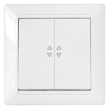 Фотография товара 'Bylectrica Выключатель 2-клавишный СУ проходной, серия СТИЛЬ, С(6+6) 10-847'