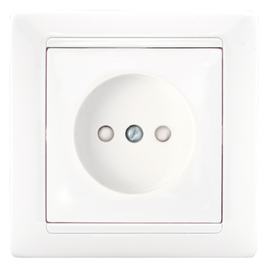 Фотография товара 'Bylectrica Розетка 1-местная СУ со шторками, серия СТИЛЬ, РС16-316'