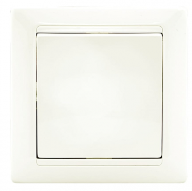 Фотография товара 'Bylectrica Выключатель 1-клавишный СУ с самовозвратом, серия СТИЛЬ, С110-896 бежевый'