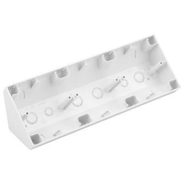 Фотография товара 'Bylectrica Коробка угловая 3-местная для установки выключателя и розетки, серия УЮТ, КУ-453'