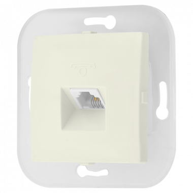 Фотография товара 'Bylectrica Механизм розетки телефонной, серия УЮТ, ТР4-049 бежевый'