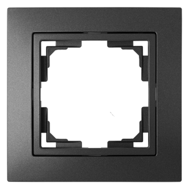 Фотография товара 'Bylectrica Рамка 1-х местная, серия УЮТ, ЮЛИГ.735212.275-40 графит'