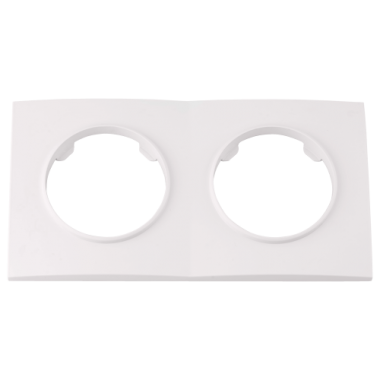 Фотография товара 'Bylectrica Рамка 2-х местная, квадрат серия ПРОВАНС квадрат, ЮЛИГ.735212.498 перламутр'