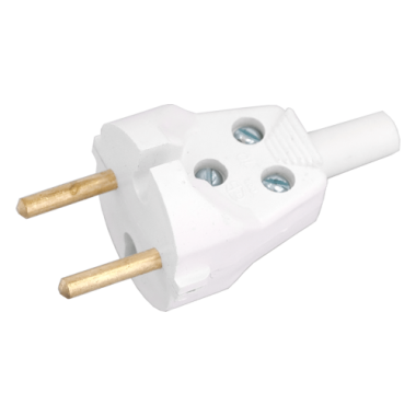 Фотография товара 'Bylectrica Вилка универсальная без заземляющего контакта, 6А, В6-215'