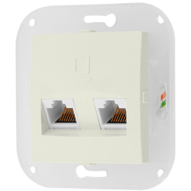 Фотография товара 'Bylectrica Механизм компьютерной розетки 2-местной, серия УЮТ, РК216-011 бежевый'