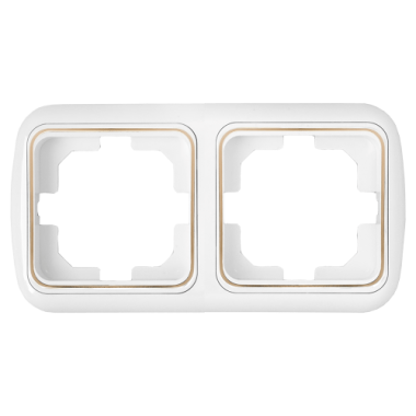 Фотография товара 'Bylectrica Рамка 2-х местная, серия ГАРМОНИЯ ЛЮКС, ЮЛИГ.301252.022 з'
