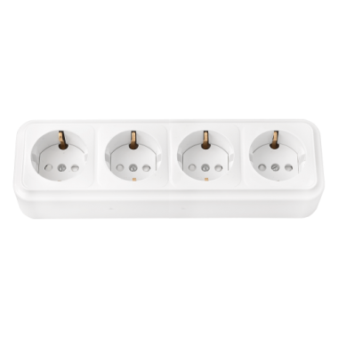 Фотография товара 'Bylectrica Розетка 4-местная ОУ с заземляющим контактом со шторкой, серия ПРАЛЕСКА, РА16-278'