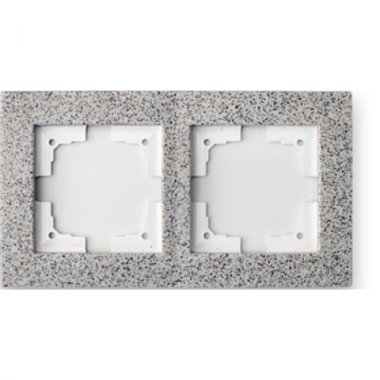 Фотография товара 'Bylectrica Рамка 2-х местная, серия СТИЛЬ-ЭЛИТ, ЮЛИГ.686251.112 мускат'